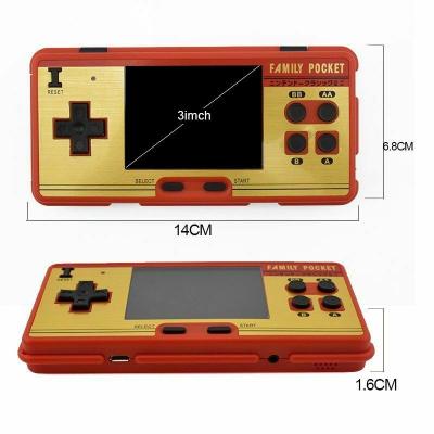 China Game Playing Portable Handheld Unit 638 Retro Mini Child Support Tv Av Video Game Console for sale