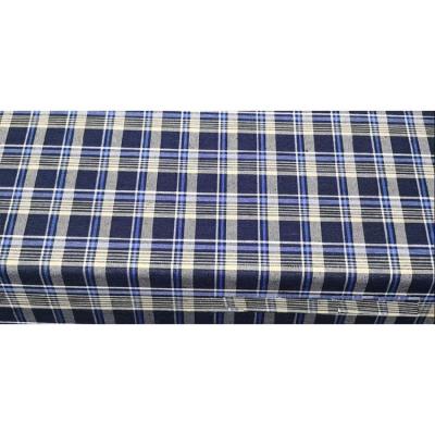 China Low Price Shrink-Resistant Dyed Nylon Fabric Cotton Stripe Cotton Crepe Plaid Fabric for sale