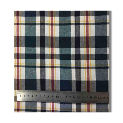 China Double Faced Customized 100% Cotton Twill Oil Proof Yarn Dyed Check Fabrics for sale