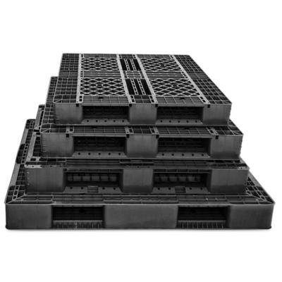 China Grid Pattern Plastic Pallet Solution for Storage and Transportation Single Faced Style for sale