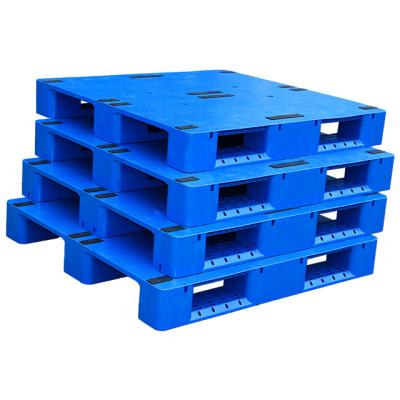 China Hot Sale Custom Solid Flat  Single Sided Euro Pallet Chinese Single Faced Plastic Logistics Storage Equipment for sale