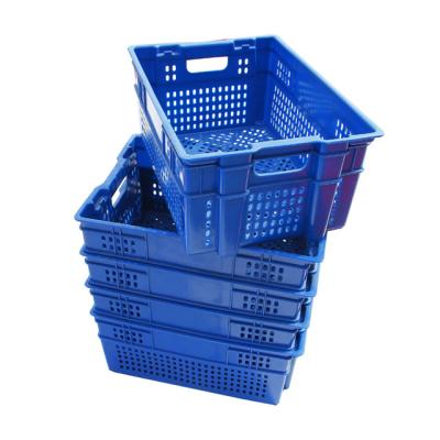 China Cheap price Nestable Plastic Basket Plastic Storage Container For Fruit & Vegetable Storage for sale