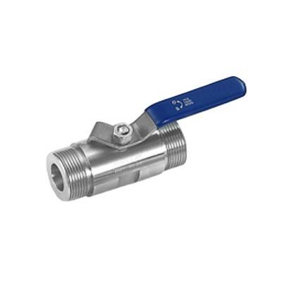 China General China Industrial Male Wide Ball Valve, High Quality 304&316 Stainless Steel for sale