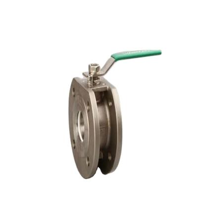 China General Low Price Sanitary Or Industrial Way Slim Tow Ball Valve, SS304&316 Stainless Steel Ball Valve Used In Food, Pharmacy, Milk for sale