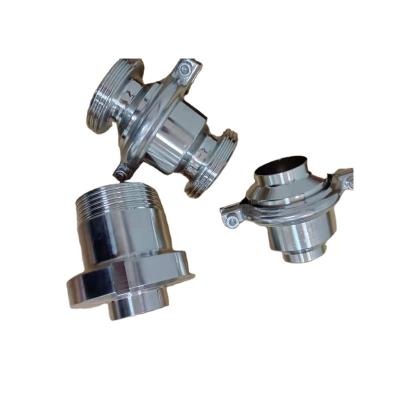 China General Factory Price Customized DN20 DN25 Sanitary Threaded Clamped Vertical Check Valve , SS304&316 Stainless Steel Sanitary Valve for sale