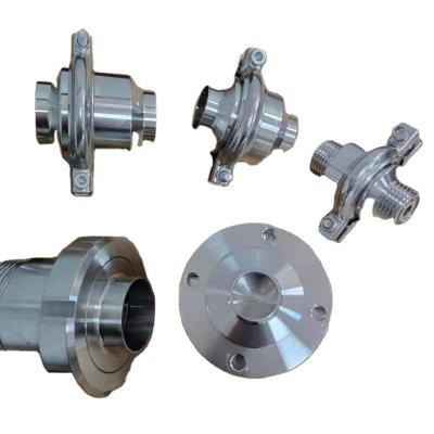 China General Customized Sanitary Threaded Clamped Vertical Check Valve , DN80 DN100 DN125 DN150 SS304&316 Stainless Steel Sanitary Valve for sale