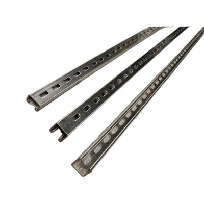 China Hotels Factory Price Customized Solar Panel Support Strut Channel, 400 480 500MM 304&316 Stainless Steel Tube/Channels Customized Length for sale