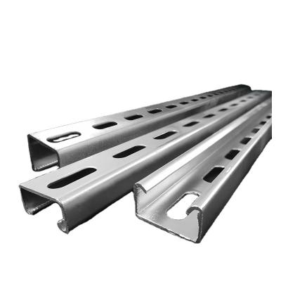 China Hotels China Customized Support Channels , Solar Panel Support Strut Channel 160 Galvanized Tube / Customized Channels 240 By 320mm Length for sale