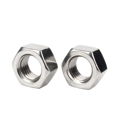 China Healthcare factory price customized hex nut, M3 M4 M5 DIN934 SS304&316 stainless steel theaded/flange/union nut for sale