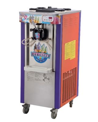 China Snack Factory High Quality Single Tank Soft Ice Cream Making Machine Snacks Machine for sale