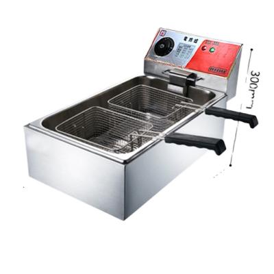 China Commercial Electric Deep Top Table Chip Kfc Chicken Fryer Counter Restaurant DF-83 Deep Fryer Machine for sale