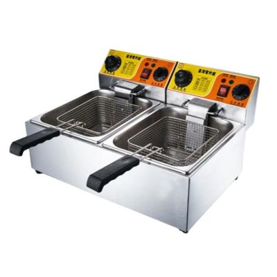 China DF-83D Electric Restaurant Table Top Chip Kfc Chicken Fryer Electric Deep Fryer Commercial for sale