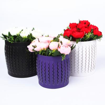 China New Recycled Flower Presentation Box Materials Creative Oval Box Packaging for sale