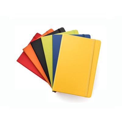 China Customized full color leather cover of high quality a5 notebook pages printing notebook for sale