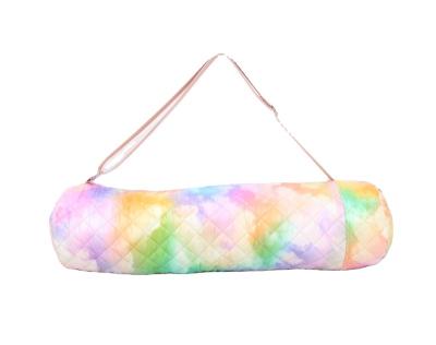 China Polyester Quilted Stripper Tie Dye Yoga Bag for sale