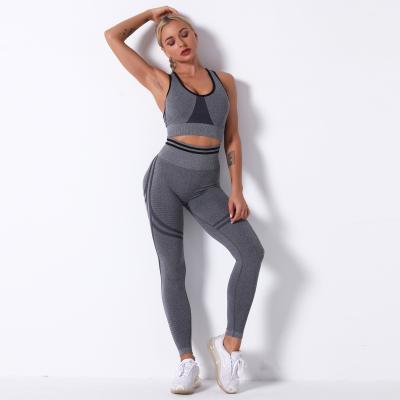 China 2022 comfortable Europe and the United States yoga fitness vest sports sweat-absorbing vertical band yoga pants for sale