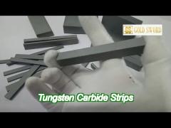 High Precision Tungsten Carbide Square Bar Flat Wear Strips 1000Mm Alloy Strips