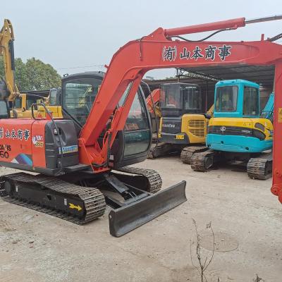 China Cheap Used Excavator HI-TACHI ZAXIS60 sale In Good Conditions original Japanese Used Excavators 0.24m3 for sale