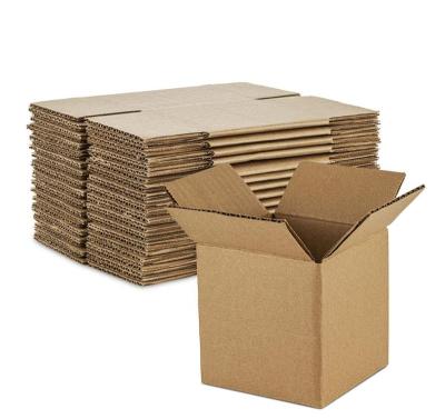 China Small Handmade Custom Mailing Corrugated Cardboard Box For Business Mailing Packaging for sale