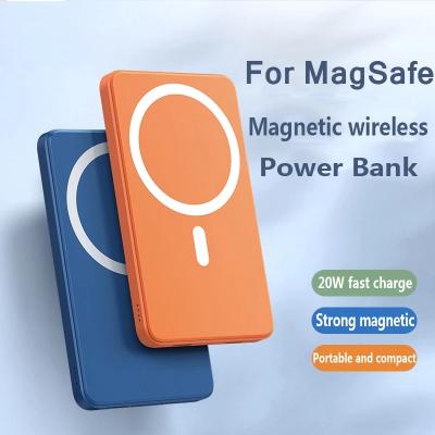 China Reversible MOW 15W Power Magnetic Wireless Fast Bank Charge For Magafing iPhone 13 Portable Mobile Cell Powerbank External Battery for sale