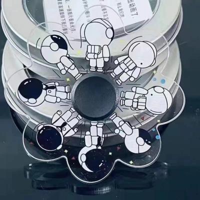 China New Eco-friendly 3D Cartoon Fingertip Hand Spinner Finger Gyroscope Finger Moving Person Ghost Spinner for sale