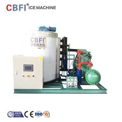 중국 CBFI industrial or commercial fully automatic portable flake ice maker for supermarket 판매용