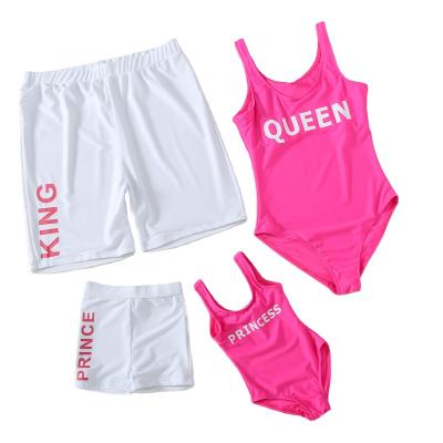 China OEM Breathable Custom Letter Printed Family Swimwear Kids Women Women Thong String Family Swimsuit Matching Bikini - Buy Family Swimwear for sale