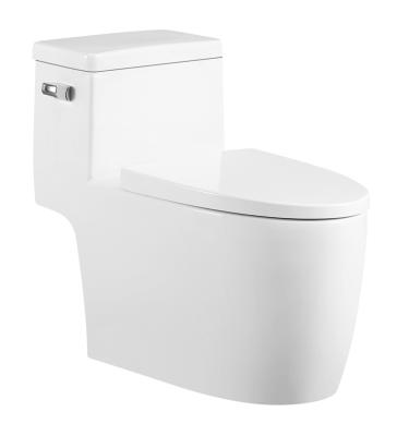 China High Quality Flush Mounted School Double Flush Mounted One Piece Hospital Building Office Double Siphonic Toilet for sale