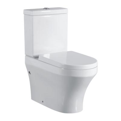 China Best Quality Double-Flow Two-Piece Strap Hospital Flush P-trap Toilet for sale