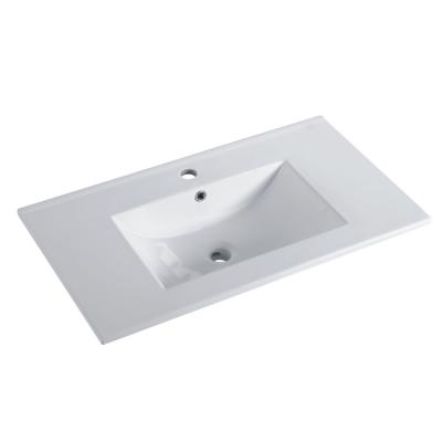 China Best Quality Modern Bathroom Villa Apartment Office Building Hospital Feather Edge Basin for sale