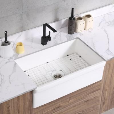 China Without Faucet Sanitary Ware Modern Style Popular Design Handmade Ceramic Sink Kitchen Basin Sink For Sale for sale