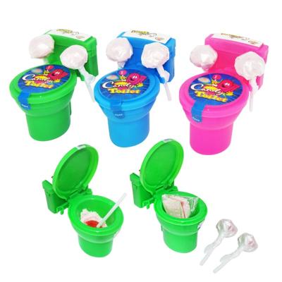 China Cartoon Toys Sweet Jar Toilet Shape Candy Toys Sour Toilet Candy With Sour Powder Candy for sale