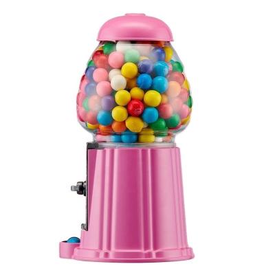 China Cartoon Toys Hot Sale Gumball Machine Mini Vending Machine Metal Bubble Stick Antique Style Candy Gumball Machine for sale