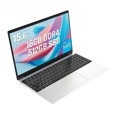 China 15.6 inch Laptop Intel N5095 N95 I3 I5 I7 16gb 32gb SSD 256gb 512gb 1TB Notebook met 1 Te koop