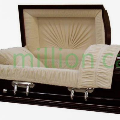 China American Style Casket DH-001 American Solid Poplar for sale