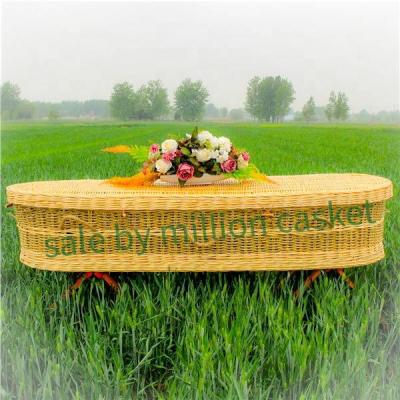 China Wholesale cheap hot sale sea-1901 R willow casket prices ECO style american green casket casket for sale