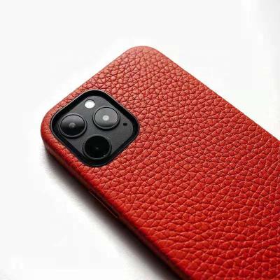 China Deals for Amazon best selling leather cell phone case with metal button leather case for iphone 13 12 11 for sale