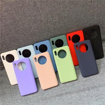 China Anti-scratch liquid silicone rubber mobile phone cover for huawei mate40pro mate40 original silicone case for sale