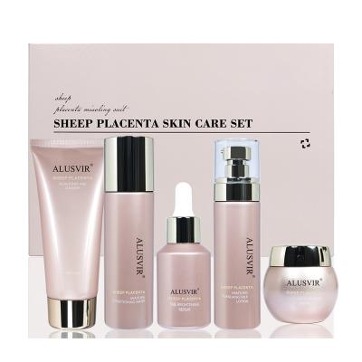 China Wholesale Anti Aging Sheep Placenta Facial Massage Whitening Products Luxury Skin Care Anti Aging Lighting Kit Korea Skin Care Face Set (new) for sale