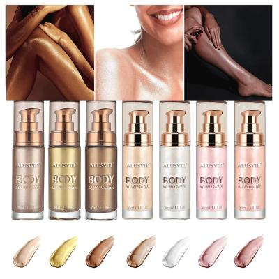 China Cosmetics Beauty Natural Organic Moisturizing Tan Body Set Shimmer Oil Shimmer Dry Body Glow Private Label Shimmer Shimmer for sale