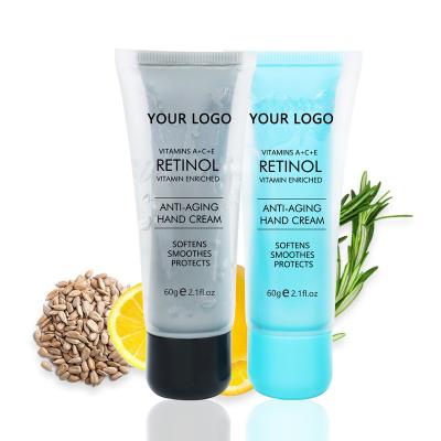 China Wholesale Retinol Hand Care Lotion Natural Organic Anti Aging Nourishing Skin Whitening Whitening Moisturizing Hand Cream Volume for sale