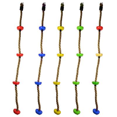 China Eco-friendly Colorful Climbing Rope Kids Ninja Rope For Ninja Obstacle Course for sale