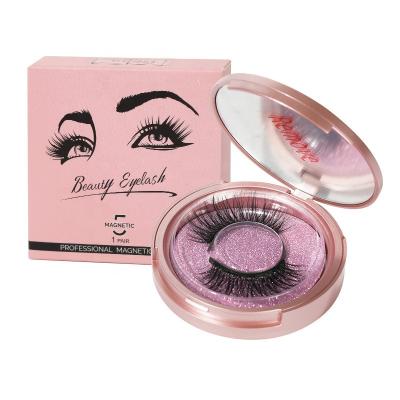 China Miki's WI Natural 3D 25mm Mink Makeup Magnetic Eyelashes Loop CC Shop Butterfly Eyelash Extensions for sale