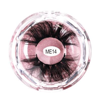 China Wholesale Thick Fluffy Faux Mink Korean Eyelashes Handmade Extension Supplies 25mm 3D Mink Eyelash for sale