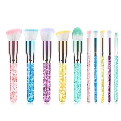 China 10 Pieces Moon Small Quicksand Durable Sailor Small Color Makeup Set Brush Docolor Colorful Dream for sale