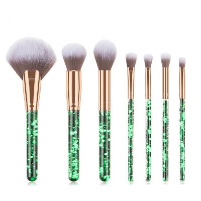 China High Quality Durable Your Own Private Brand Princess Luxury Vegan Makeup Brush Set 10 PCs Bling Makeup Brush Set for sale