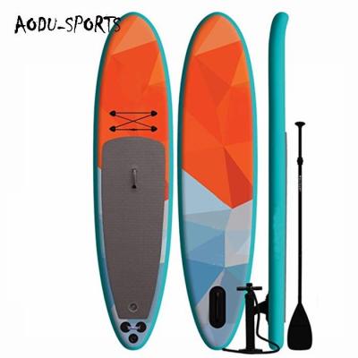 China Wholesale Good Quality Surfing SUP Inflatable Surfboard SUP Rack Up Paddle Board for sale