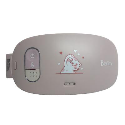 China BRM-8311 Portable Waist Electric Infrared Heating Pad With Belt Palace Vibrating Heating Warm Treasure for sale