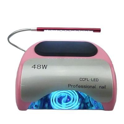 China Nail Art Beauty Hot Selling 48W UV Manicure 2in1 12 LED Phototherapy Lamp Led Nail Lamp\Infrared Nail Dryer for sale