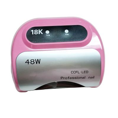 China Nail Art Beauty Hot Selling Sales Size Power 18K CCFL+LED Nail LampMachine Automatic Induction UV Nail Lamp for sale